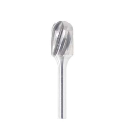 C-Form Aluminium-Cut-Carbide-Burr 12mm*25mm mit 6mm-Schackdia. Kugelnase-Zylinder-Carbide-Burr