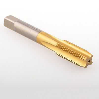 Guter Preis TiN beschichtet HSS Handhahn Set 4 Flöte Bottoming Finishing Gerade Flöte Hahn online