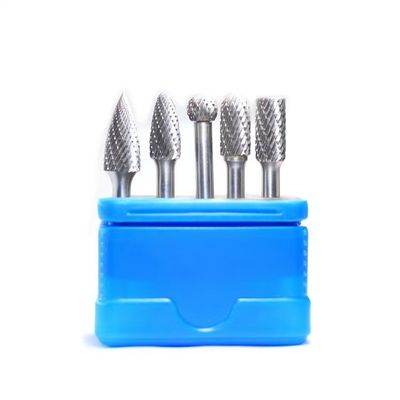Guter Preis 5 Stück Carbide Burr Set Standard Doppelschnitt Burr Wolfram Carbide 1/4 Schaft Durchmesser online