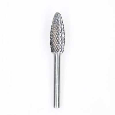 Guter Preis SH-1 Flame Shape Solid Tungsten Carbide Burr 1/4 