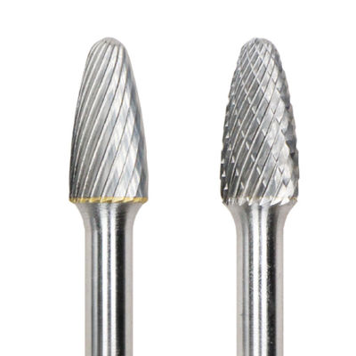 Guter Preis SF Baumform Radius Ende Einfach geschnittenes Wolframkarbid-Burr mit 6 mm Schang online