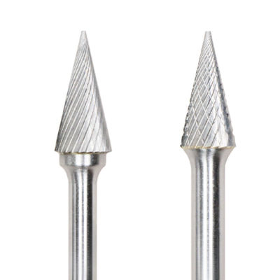 Guter Preis M-Typ 6mm*13mm Wolframkarbid-Burr-Kegel Spitze End-Typ mit 6mm Schaft online
