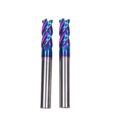 Guter Preis 12 mm Durchmesser 12*45*12*100L-4F Flachspitze-Mühle TiAISi9X Quadratspitze-Mühle für Stahl und Gusseisen online