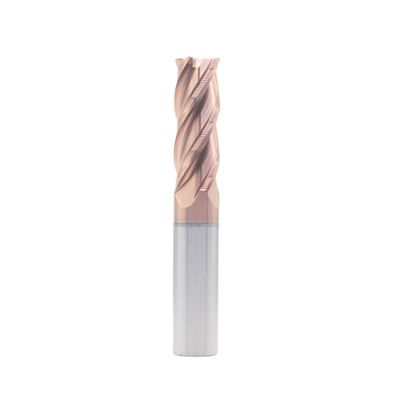 Guter Preis 8*20*8*60 TiSiN-beschichteter 4-Schneider-Hartmetall-Schaftfräser für Kohlenstoffstahl, legierten Stahl, Gusseisen, 8 mm Schneiddurchmesser online