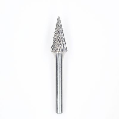 Guter Preis SM-5 28 Grad spitze Kegelform Doppelschnitt Standard Carbide Burr mit 1/4'Shank For Die Grinder Drill Bit online