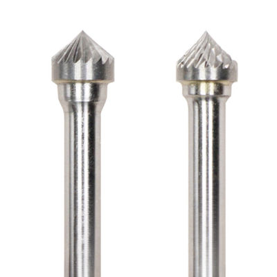 Guter Preis 90°Countersink SK Carbide Burr Einfach geschnittener Schleifmaschine 10 mm * 5 mm auf 6 mm Schaft online