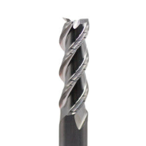 Guter Preis 18mm Dia HRC55 3 Flöten Flachkarbid Endmühlen für Aluminium unbeschichtet Schnitt Länge 45mm 18*45*18*100 für die Anpassung online