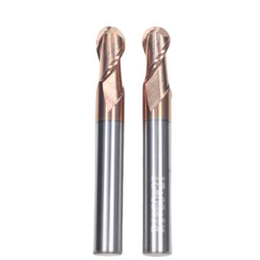 Guter Preis 8 mm Dia R4*8*16*8*60 2Fluten TiAISiN Karbidkugel Nasen Endmühle für Kohlenstoffstahl Legierung Stahl Gusseisen online