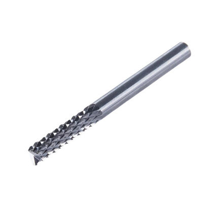 Guter Preis 4.0*12*50L Massivkarbid Mais Zähne Endmühle CNC Router Mais Bit online
